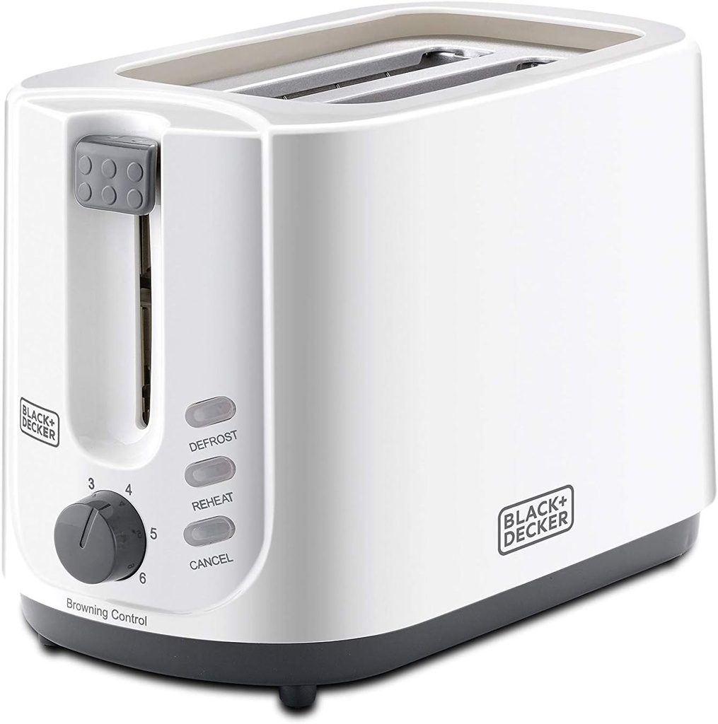 Black & Decker Grille-pain électrique 750W – 2 tranches