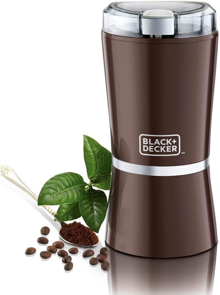 [CBM4-B5] Black & Decker Moulin à café 150W – Marron
