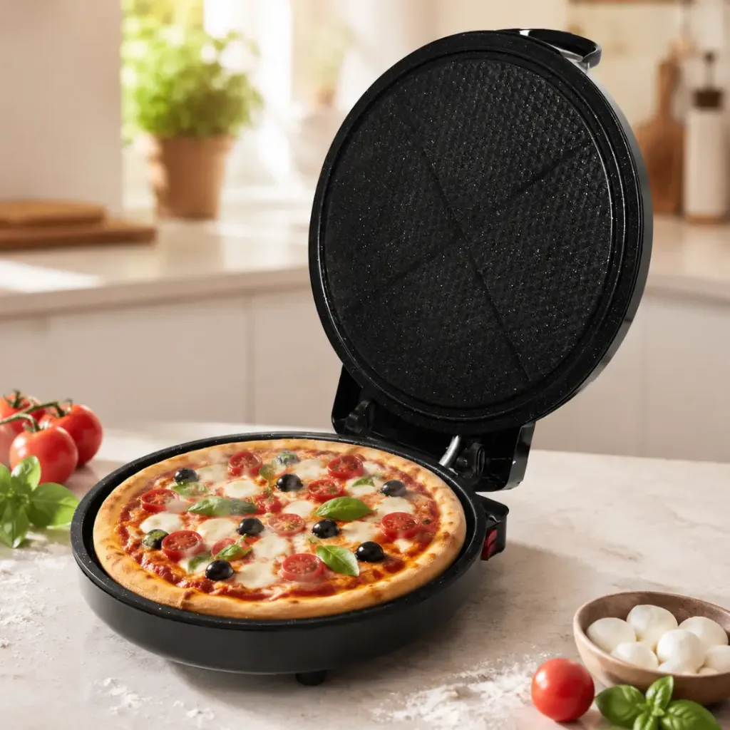 [HK418N] Machine à Pizza et à Pain Florence 1100W 30,5Cm - Noir