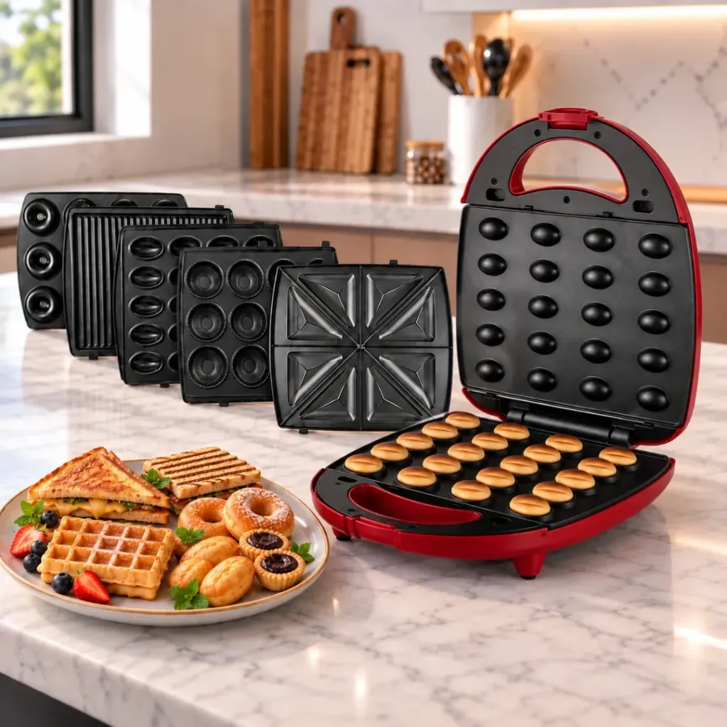[HK411R] Appareil De Cuisson 6en1 Florence 1500W - Rouge