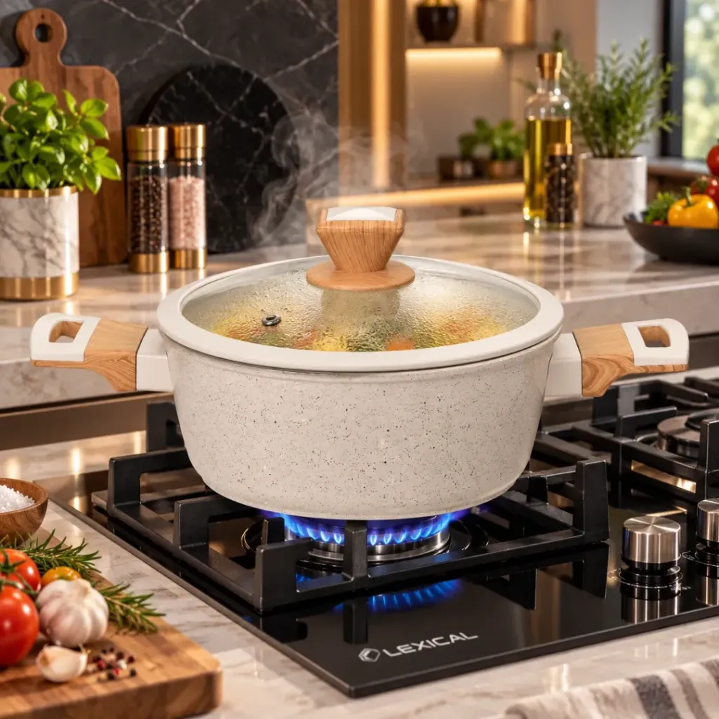 Marmite En Granit Sizar 22 cm - Beige