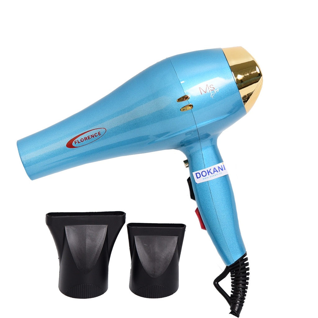 Séche Cheveux Florence 2200W 18000 RPM - Bleu