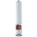 Moulin Électrique Sel & Poivre Techwood Inox, Broyage Réglable & Éclairage – TPSI-263