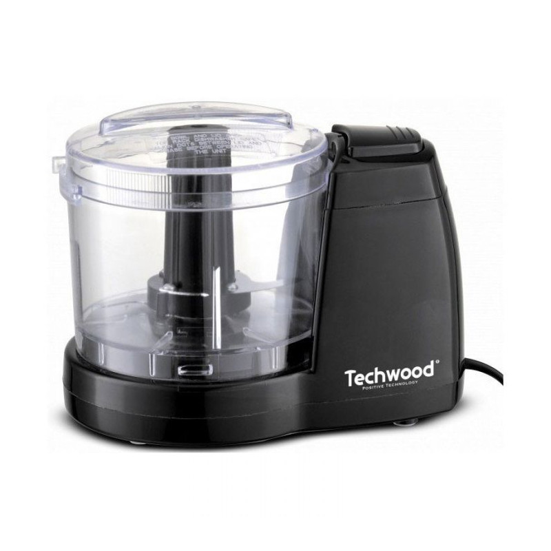[TWRO60056] Minihâchoir Techwood Noir 375mL, Lames Inox & Bouton Poussoir – THA-156