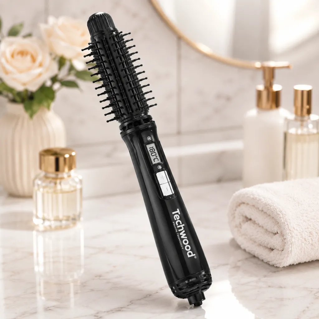 Brosse chauffante Techwood 800w noir – TBC-896