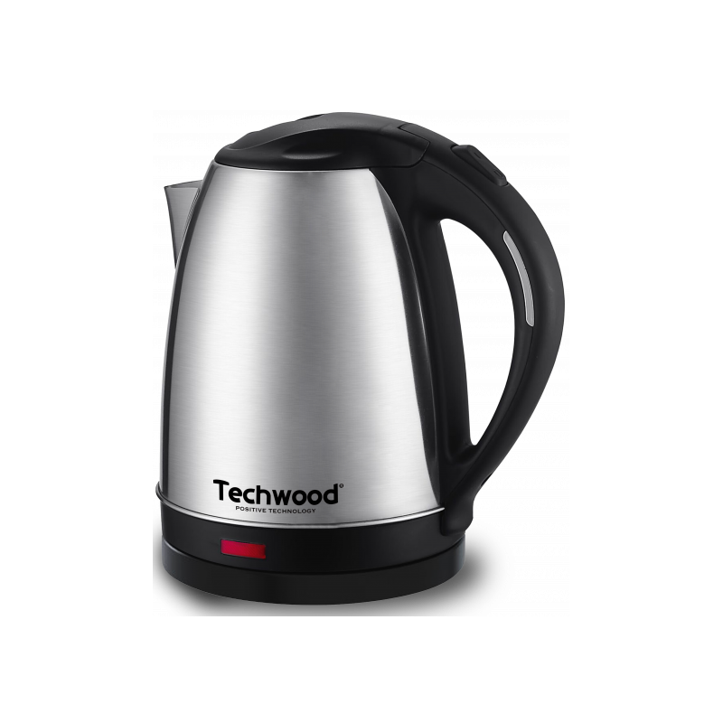 Bouilloire Techwood Inox 1,8L Sans Fil, Socle 360°, Arrêt Automatique & Sécurité Anti-Ébullition – TBI-1827