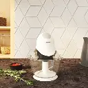 Hâchoir Techwood Blanc Bol Verre 600mL, 2 Vitesses & Lame Inox – THA-082