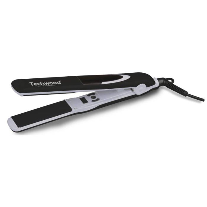 Lisseur Céramique Techwood 100-200°C, Affichage Digital & Rotation Cordon 360° – TFL-230D