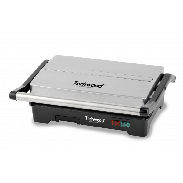 [TWTH60082] Panini Grill Techwood Contact, Témoin Lumineux & Contrôle Température – TPG-1756