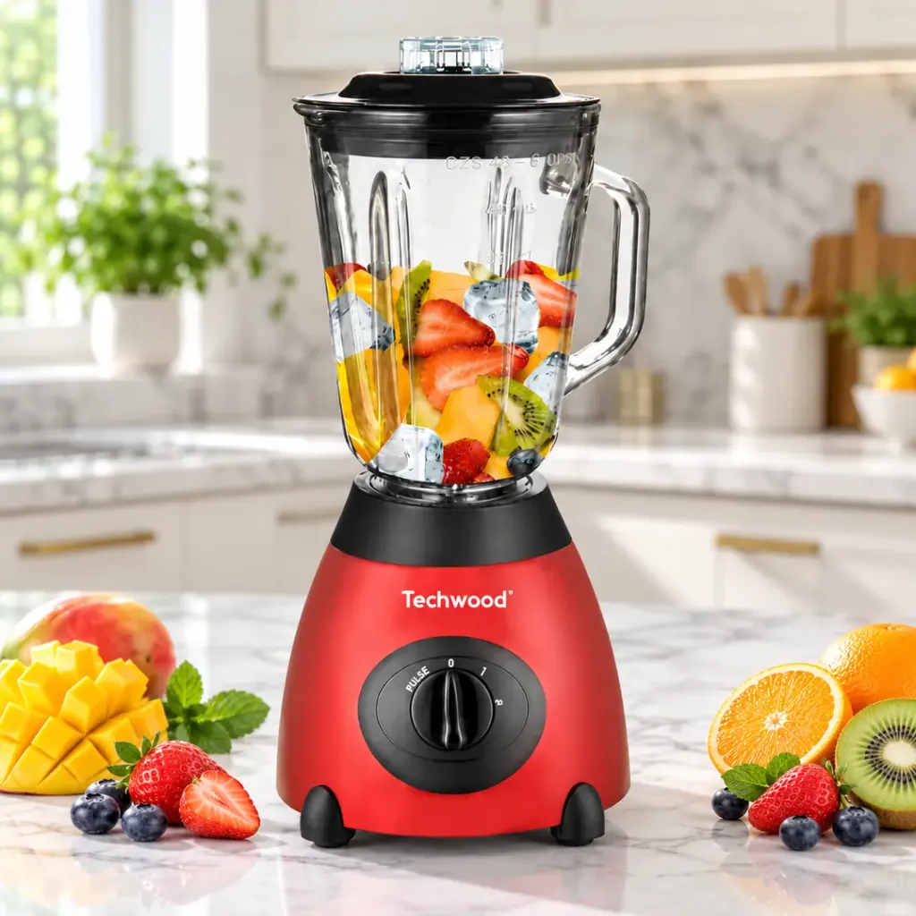 Blender Techwood 1,5L 500 W TBLI-385 - Rouge