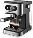 Machine Expresso Techwood 20 Bars avec Buse Vapeur & Réservoir 1,5L – Compatible Café Moulu & Capsules TCA-156EXN