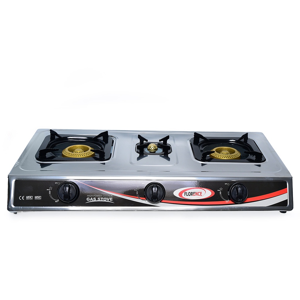 Réchaud À Gaz 3 Feux Florence Gris Model 1