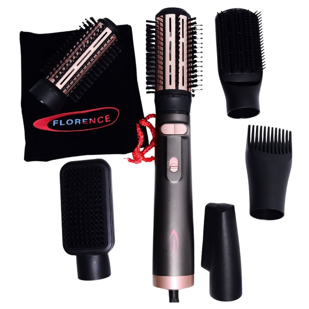 [HK401] Brosse Coiffante Rotative 8 en1 Florence - 1000W