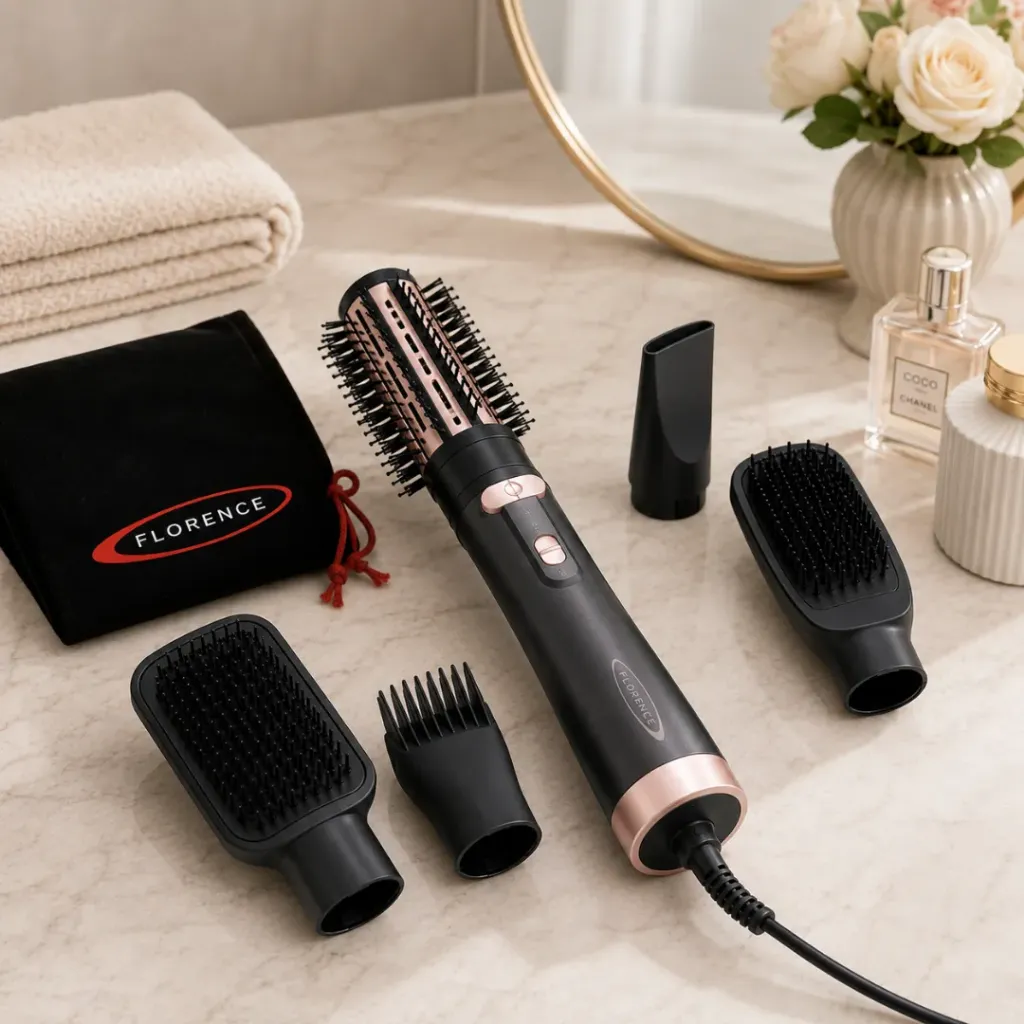 Brosse Coiffante Rotative 8 en1 Florence - 1000W