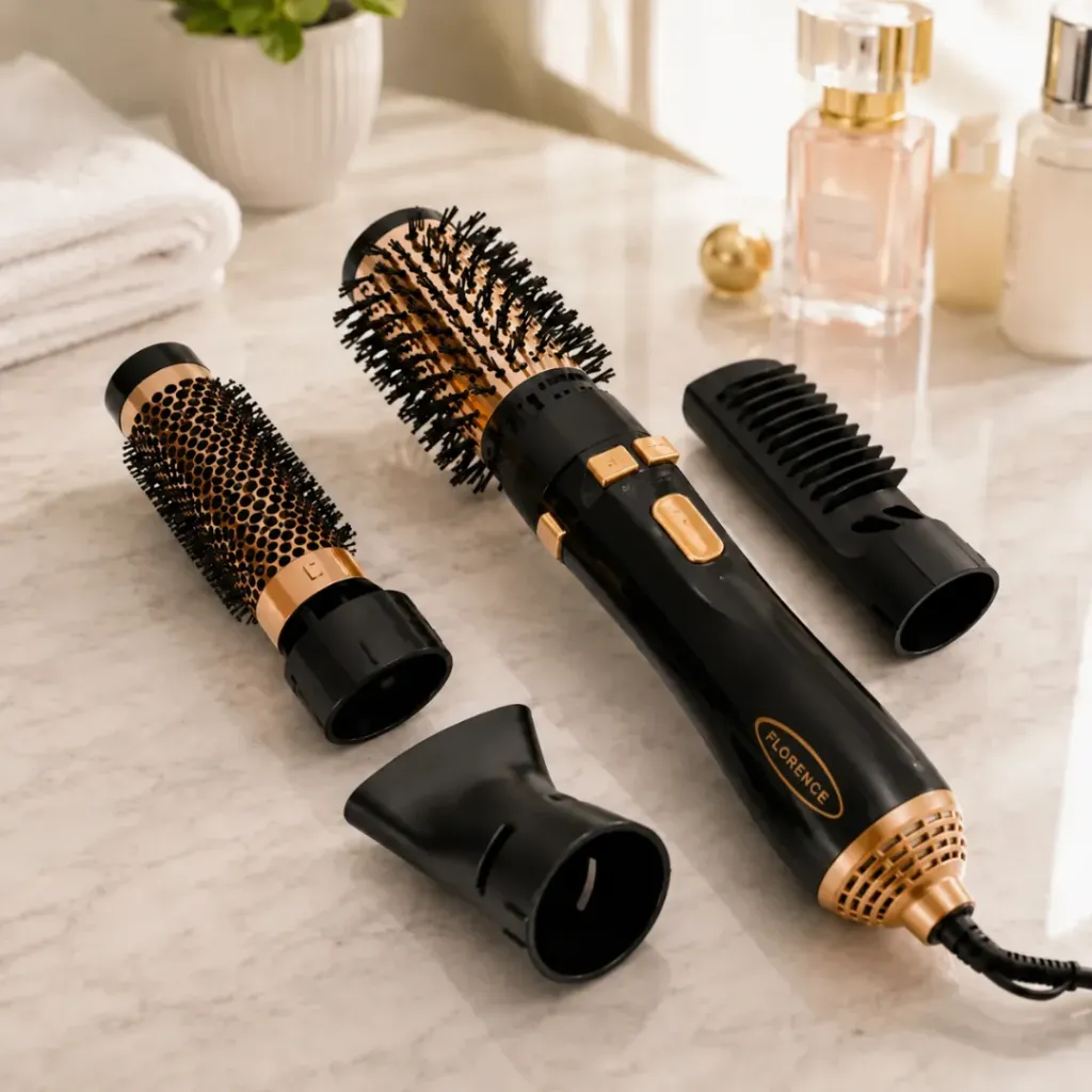 [HK438] Brosse Coiffante Rotative 5 en1 Florence - 1200 W
