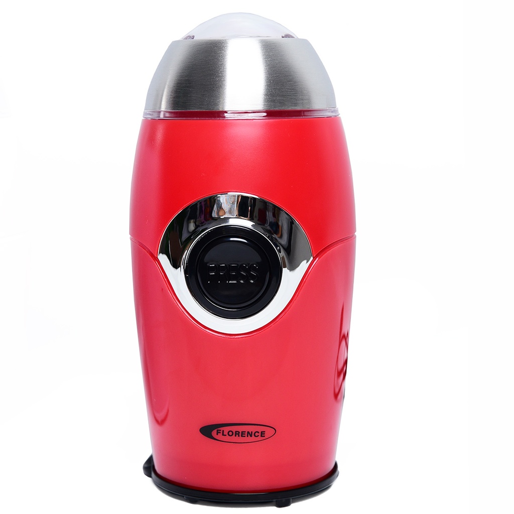 [HK405-R] Moulin a Café Electrique Florence 50g - 200W - Rouge
