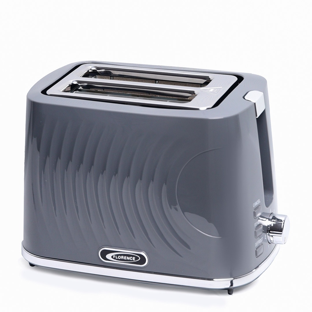 [HK412-G] Grille Pain Florence 900W - Gris