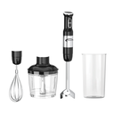 Mixeur Plongeant 4en1 Prova Noir inox 400W 