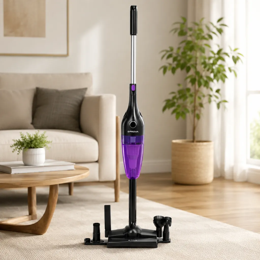 Aspirateur Balai Prova 600W — 1,2L Violet