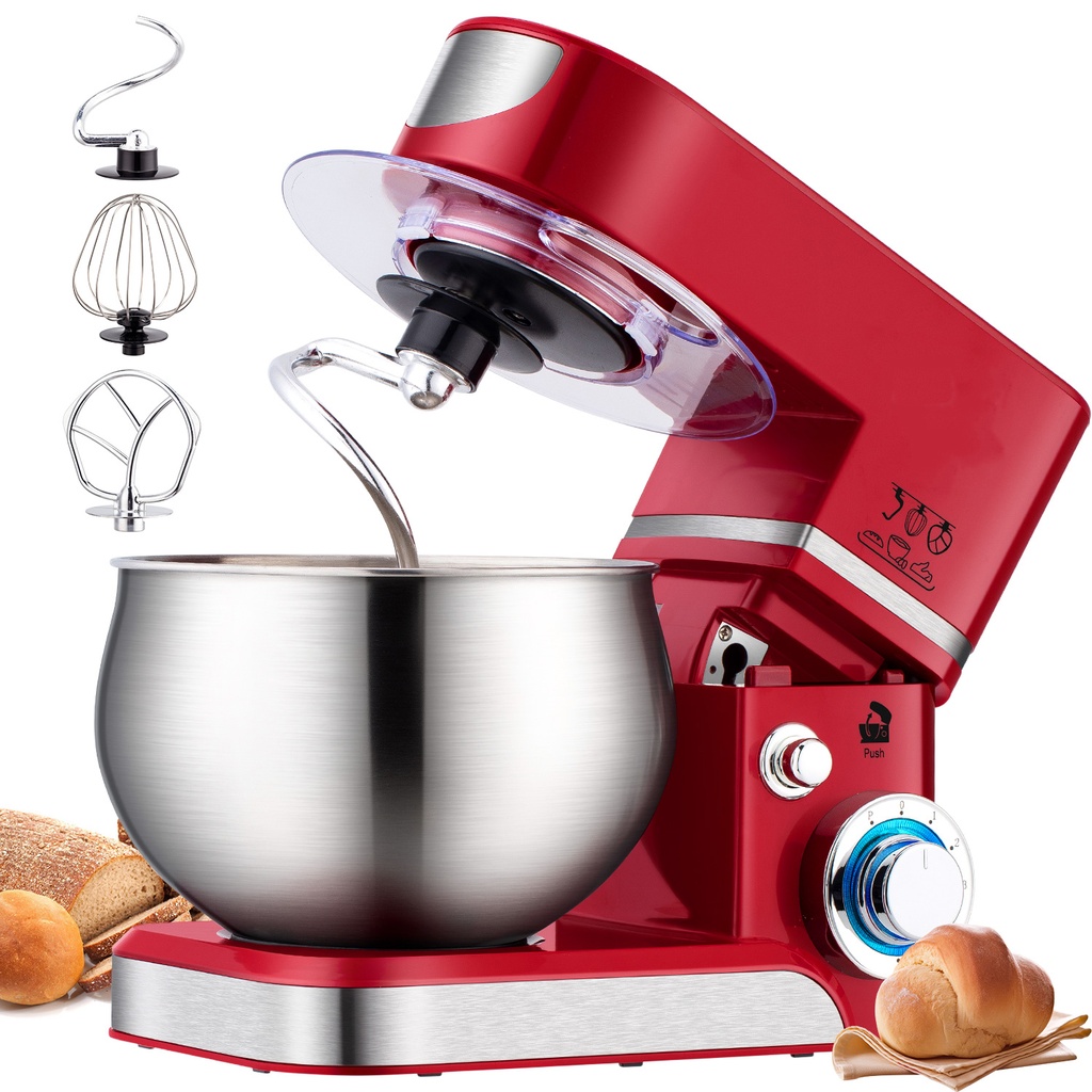 Robot Pétrin Golden House 5L 1300W Rouge