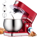 Robot Pétrin Golden House 5L 1300W Rouge