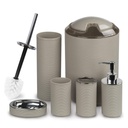 Ensemble D’accessoires De Salle De Bain 6 Pièces Grège