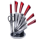 Ensemble 8 Pièces Couteaux Bàss avec Support Tournant