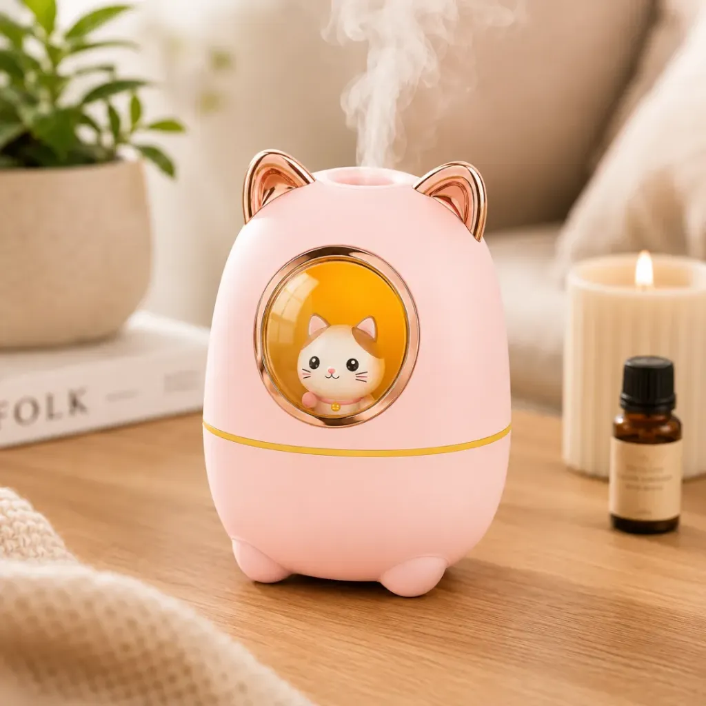Diffuseur d'arôme Électrique D'Huiles Essentielles Rose