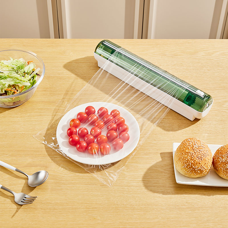 [ADN14-5V] Boîte De Découpe De Film Alimentaire 36Cm Vert