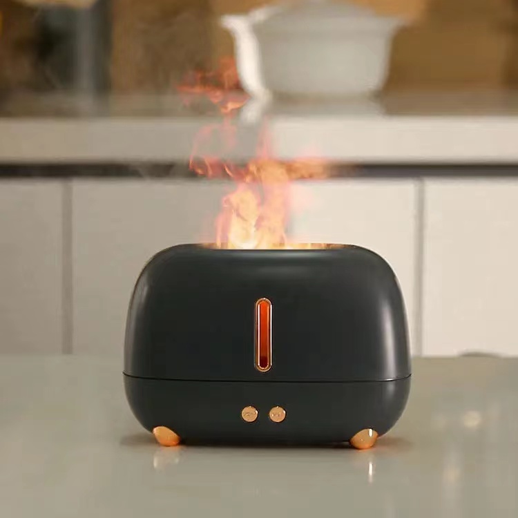 Diffuseur d'arôme Électrique D'Huiles Essentielles Gris Charbon