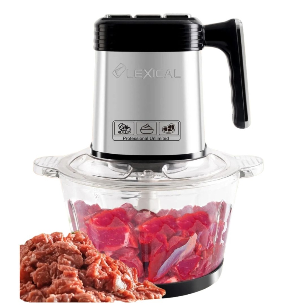 [LCH-1976] Hachoir Elèctrique En Verre Lexical 3L 400W