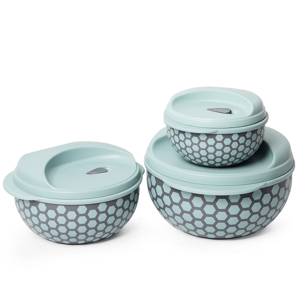 [MBM1110V] Ensemble de 3 Boites Isotherme Pinnacle 0,5/1/2 L Vert