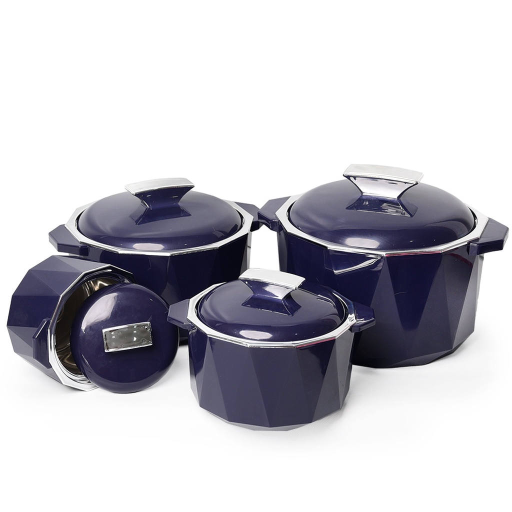 [MBM1808BF] Ensemble de 4 Boites Isotherme Pinnacle Bleu Foncé