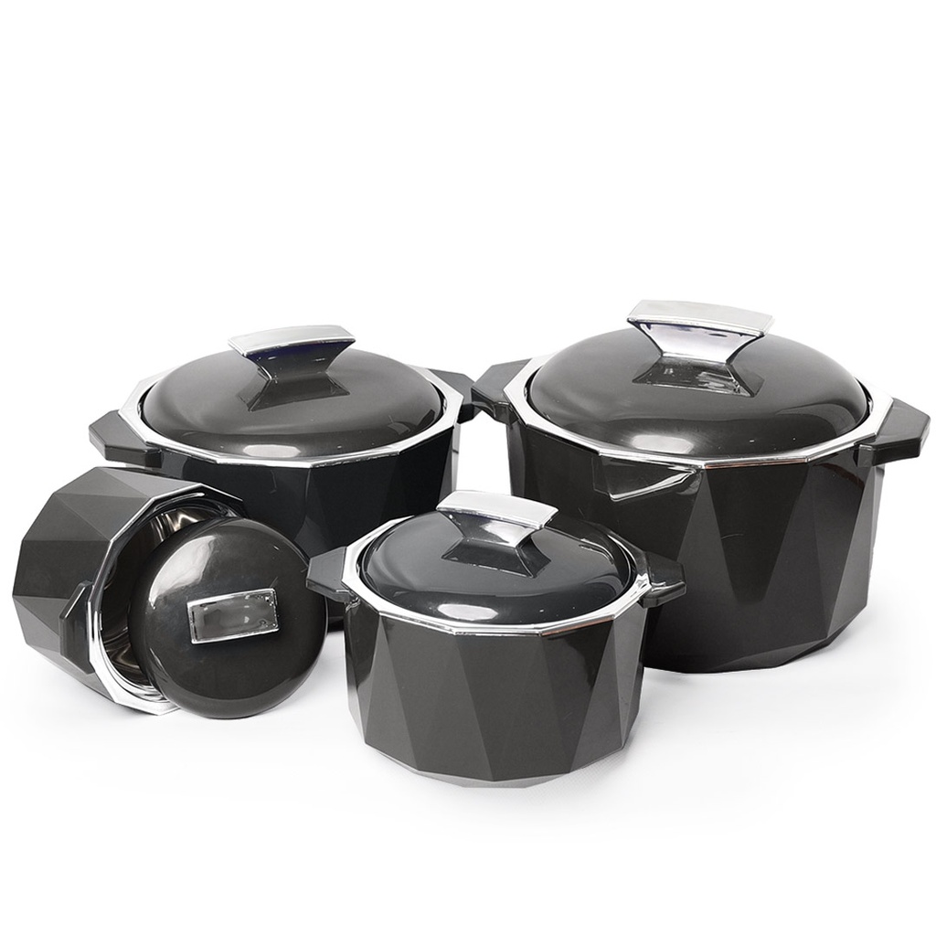 [MBM1808G] Ensemble de 4 Boites Isotherme Pinnacle Gris