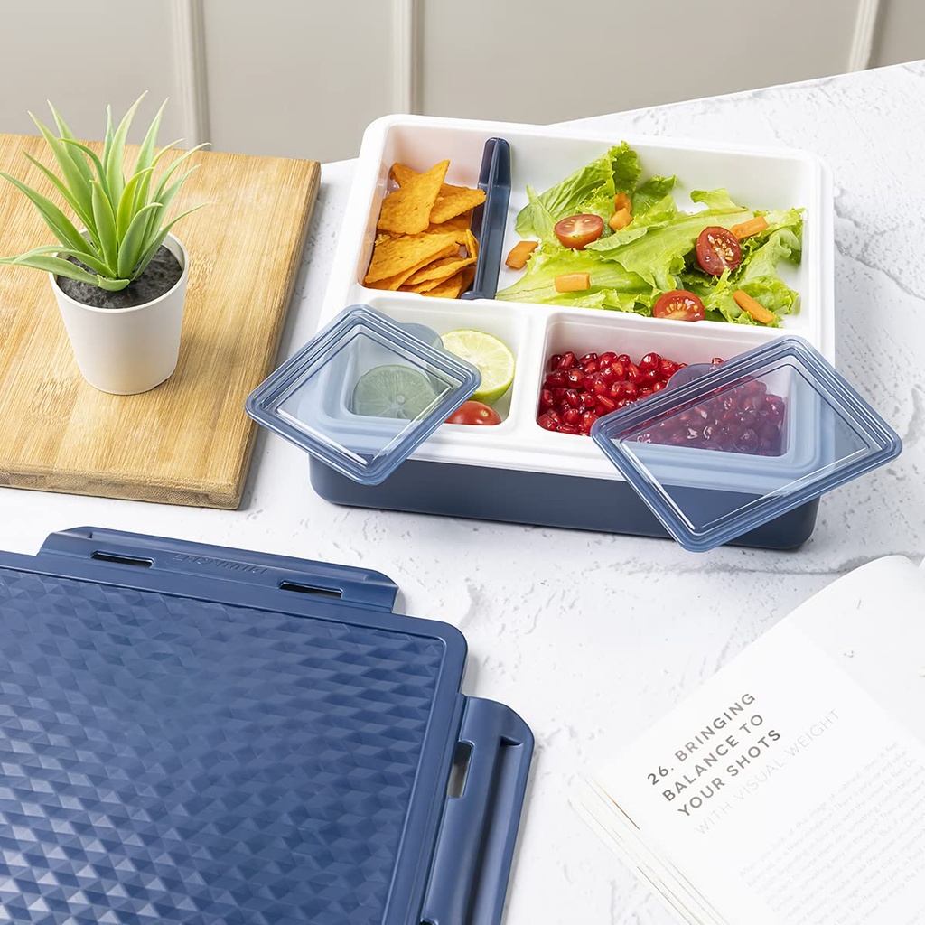 [MBM2053B] Lunch Box Isotherme Pinnacle 900 ML Bleu