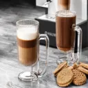 Lot De 3 Mugs En Verre Avec Anse Glint City Glass 260 ml