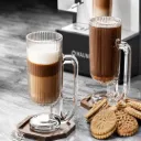 Lot De 3 Mugs En Verre Avec Anse Glint City Glass 260 ml