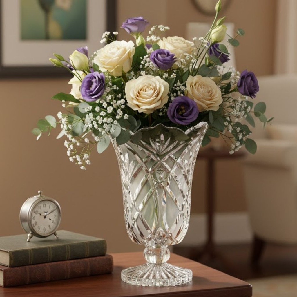 [MBM0133] Vase En Verre City Glass 24 Cm