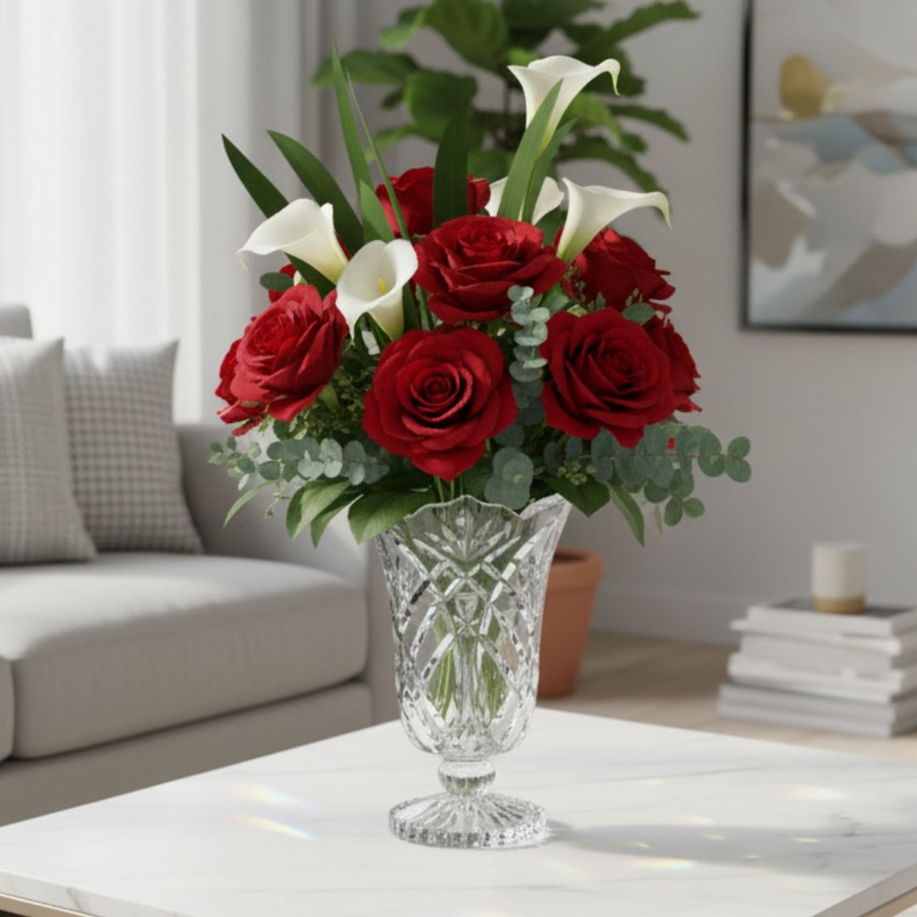 Vase En Verre City Glass 24 Cm