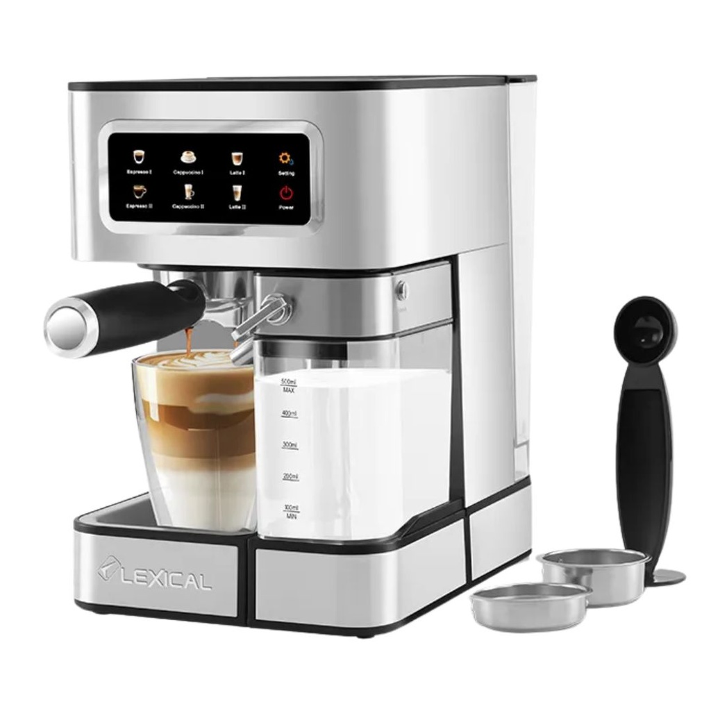 [LEM-0662] Machine a Café Express 3 En 1 Expresso , Cappuccino et Latté Lexical 1350W