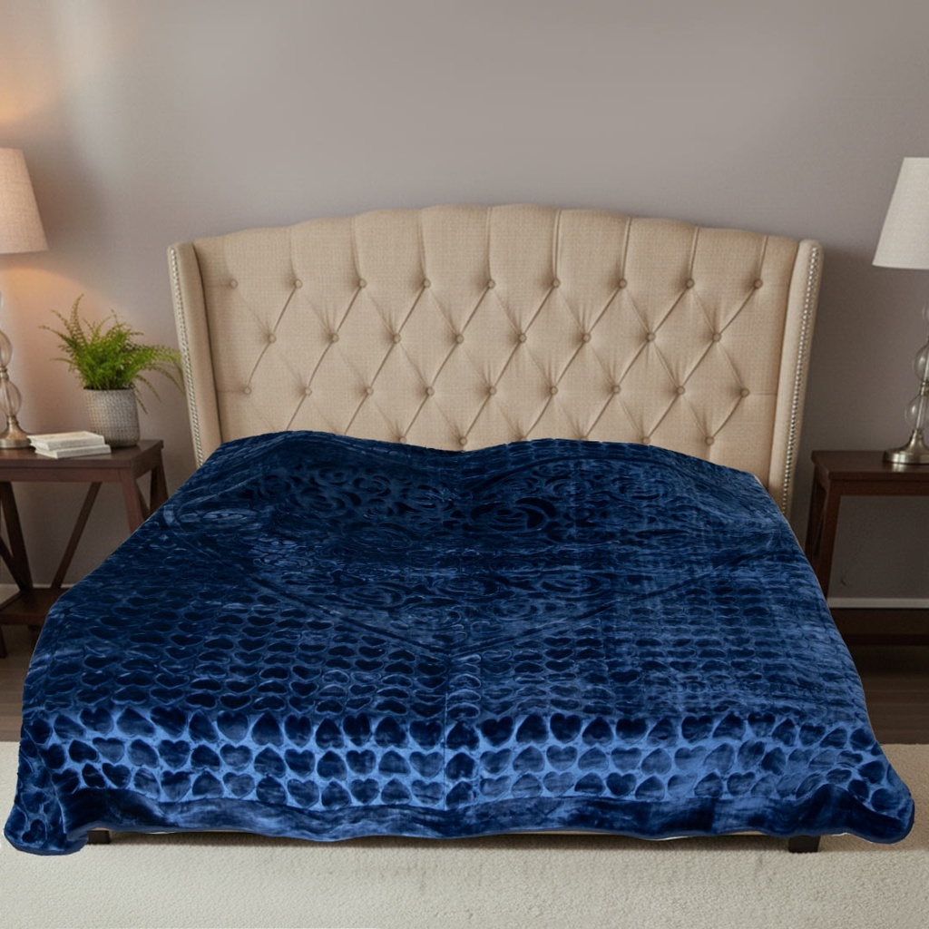 Couverture 2 Places 220/240 Dolce Vita -M5 Bleu