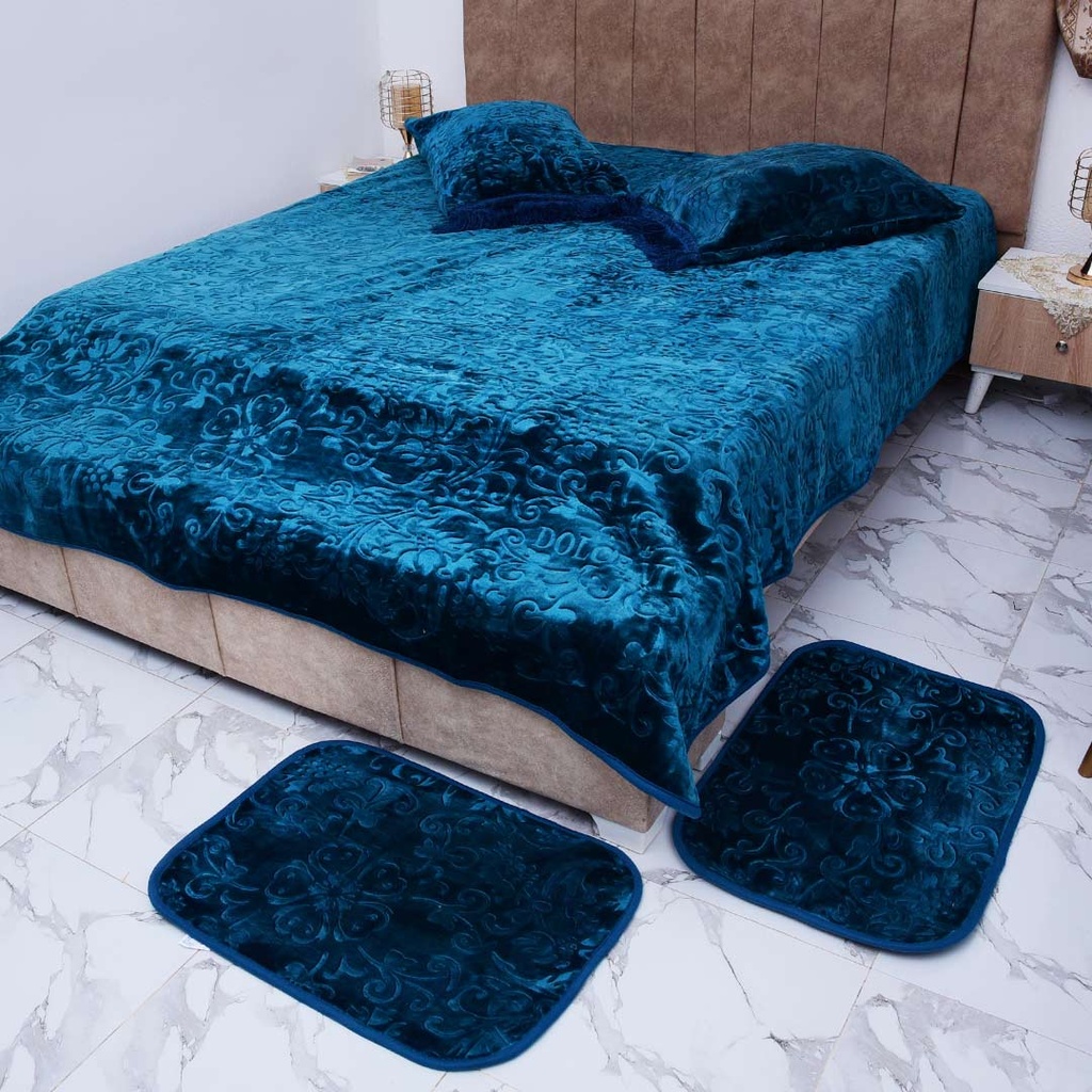 Couverture Dolce Vita 5 Pièces - 220/240 - M4 Turquoise