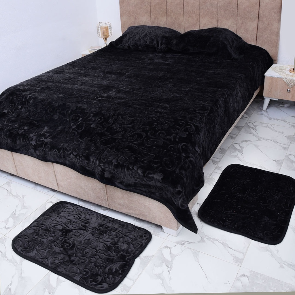 Couverture Dolce Vita 5 Pièces - 220/240 - M8 Noir