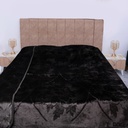 Couverture 2 Places 220/240 Dolce Vita Doubles Faces-M3 Noir