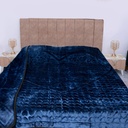 Couverture 2 Places 220/240 Dolce Vita Doubles Faces -M8 Bleu Marine