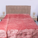 Couverture 2 Places 220/240 Dolce Vita Doubles Faces -M10 Rosé