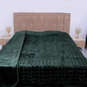 Couverture 2 Places 220/240 Dolce Vita Doubles Faces -M11 Vert