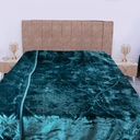 Couverture 2 Places 220/240 Dolce Vita Double Faces -M13 Turquoise