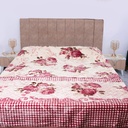 Couverture 2 Places 220/240 Dolce Vita Doubles Faces -M15 Pointé Rose