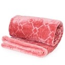 Couverture 2 Places 220/240 Dolce Vita -M1 Rose Bébé